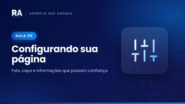 Aula 05: Configurando sua página